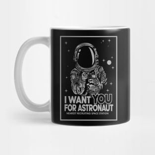 ASTRONAUT RECRUITING POSTER Mug